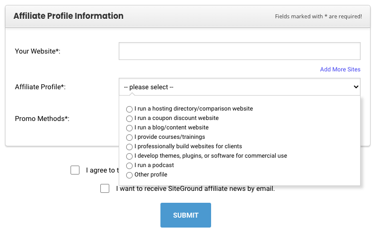 Siteground Affiliate Program Info