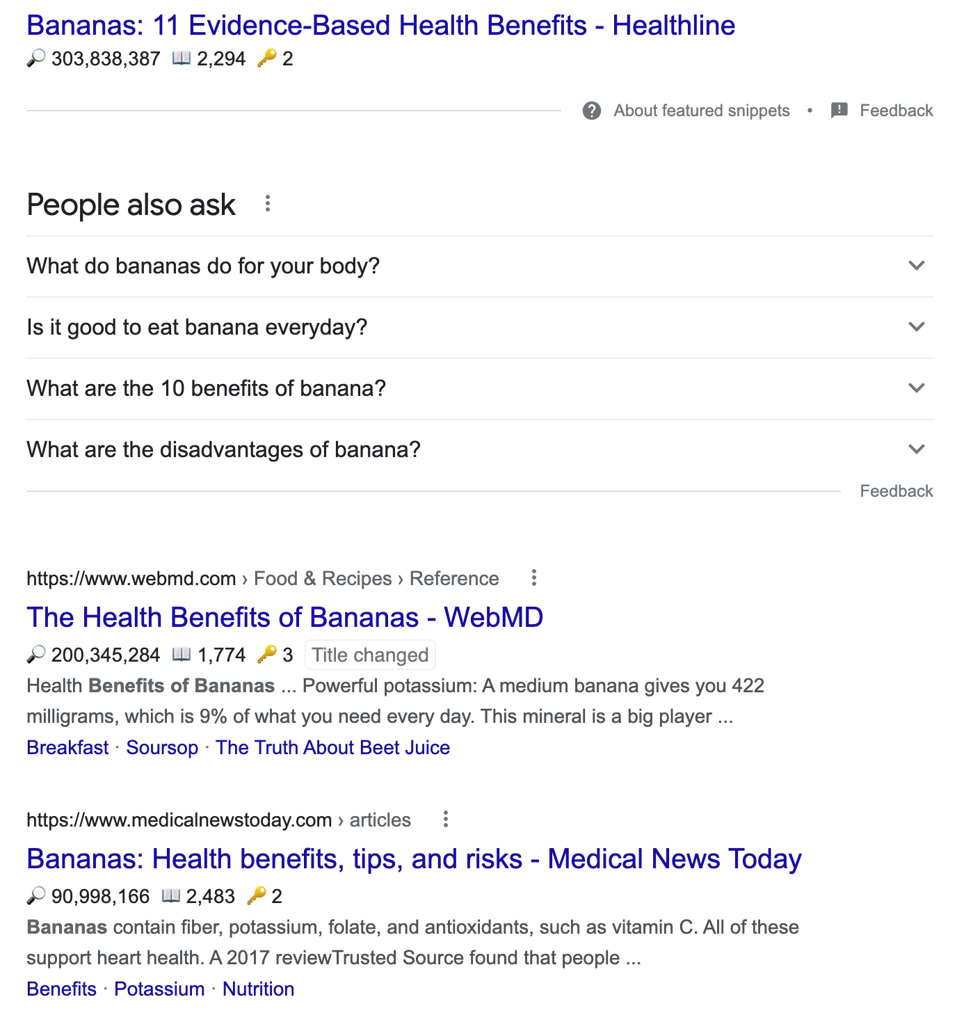 Benefits of banana serp