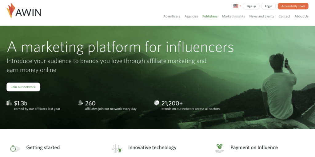 awin influencer platform