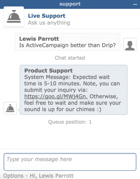ActiveCampaign Live Support Chat ActiveCampaign Live Support Chat
