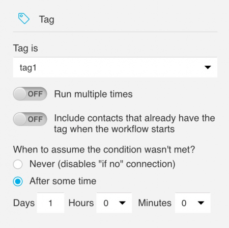 GetResponse Tag Trigger and Action GetResponse Tag Trigger and Action