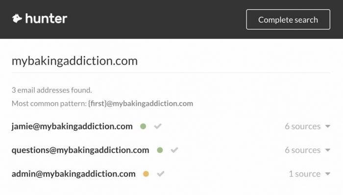 Gmass-Review-1 collecting emails with Hunter