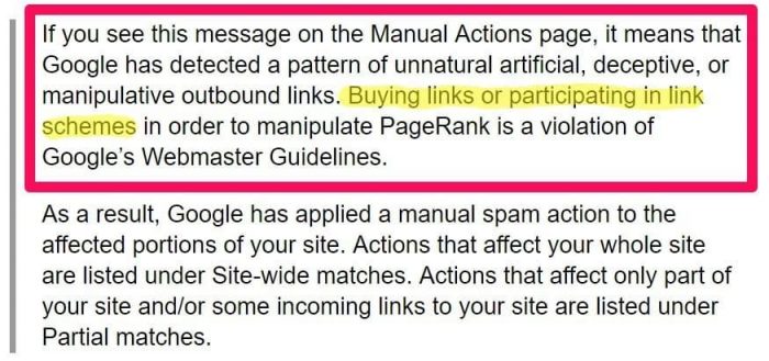 auth5 Google penalizes sites for unnatural outbound linking