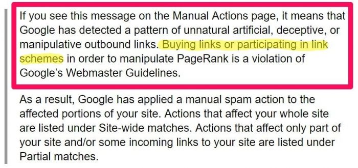 auth5 Google penalizes sites for unnatural outbound linking
