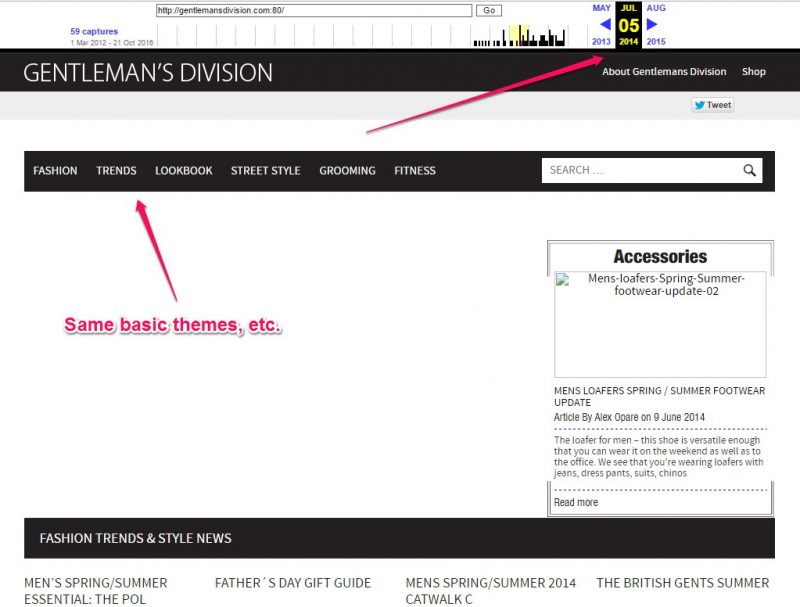 Gentleman’s Division Site Archive Gentleman's Division Site Archive