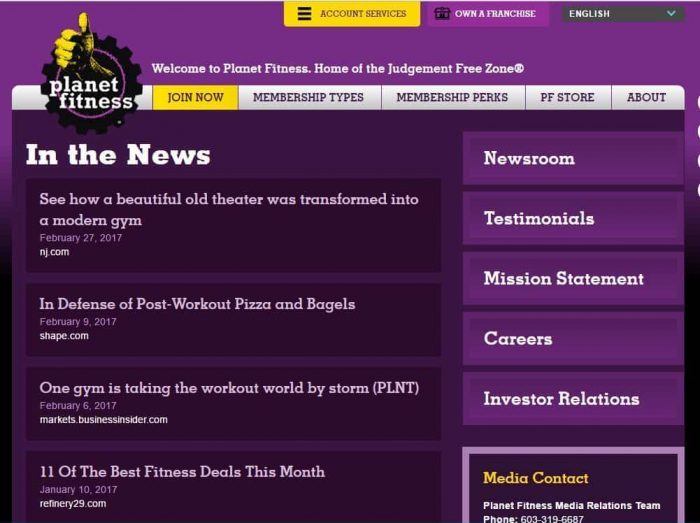 In The News Page In The News Page