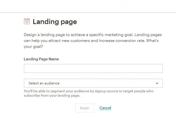 Mailchimp Landing Page Builder Mailchimp Landing Page Builder