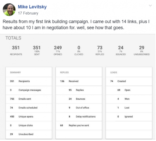 Mike Facebook Post Mike Facebook Post