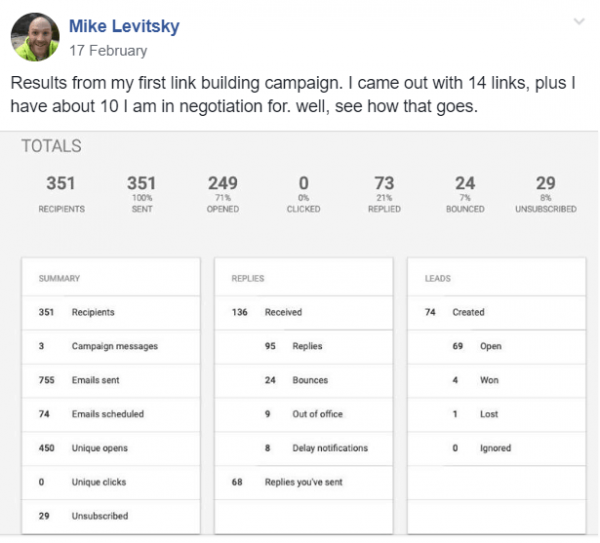 Mike Facebook Post Mike Facebook Post